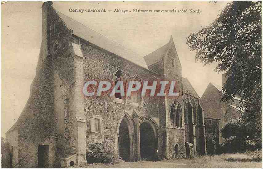CPA Cerisy-la-Foret - Abbaye - Batiments conventuels cote nord