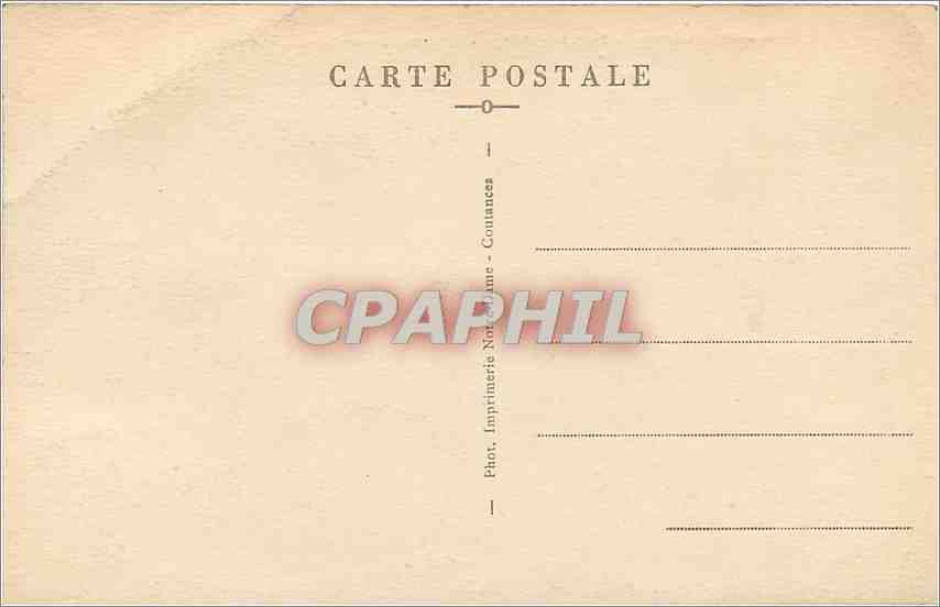 CPA Cerisy-la-Foret - Abbaye - Batiments conventuels cote nord — Rückseite
