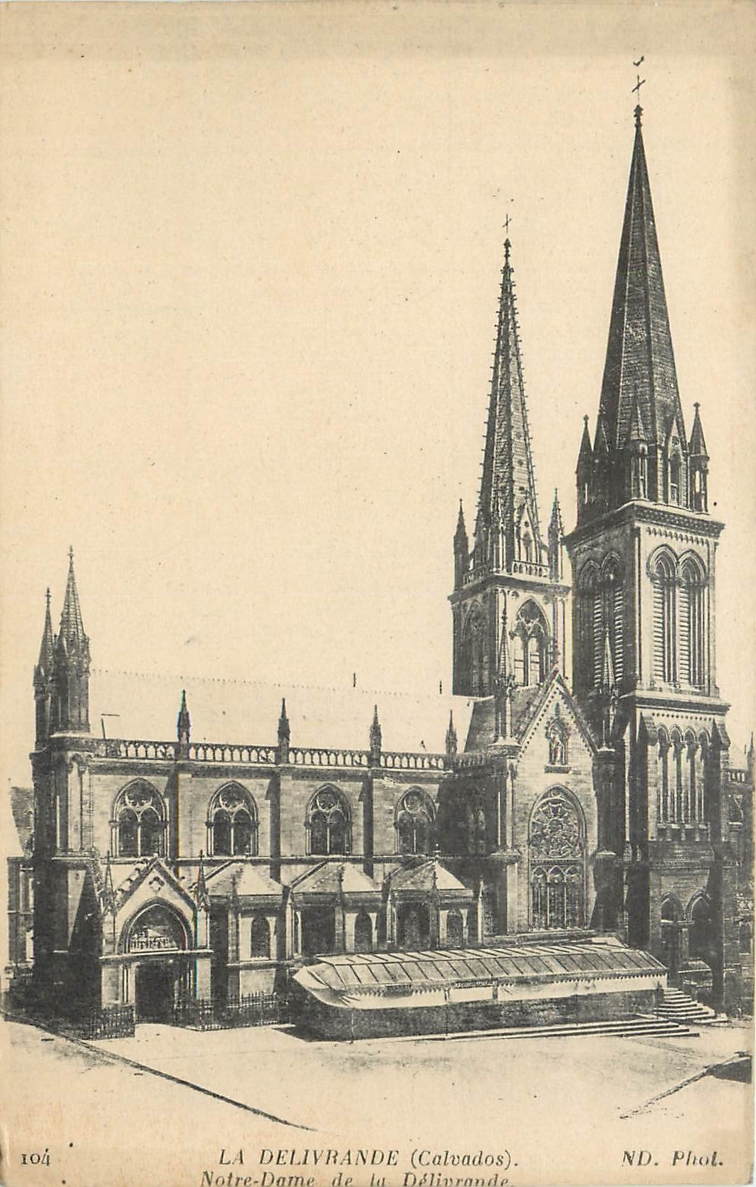 CPA La Delivrande Calvados Notre-Dame de la Delivrande