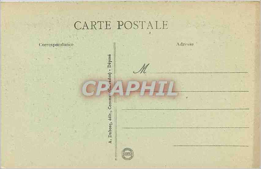CPA N.-D.de la Delivrande - portail principal de la basilique — Rückseite