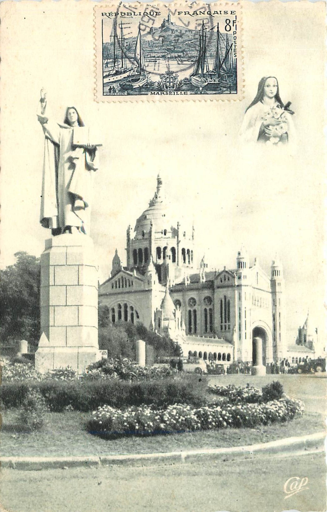 Statue de Sainte-Thérèse — Basilique de Notre-Dame de la Garde — Marseille