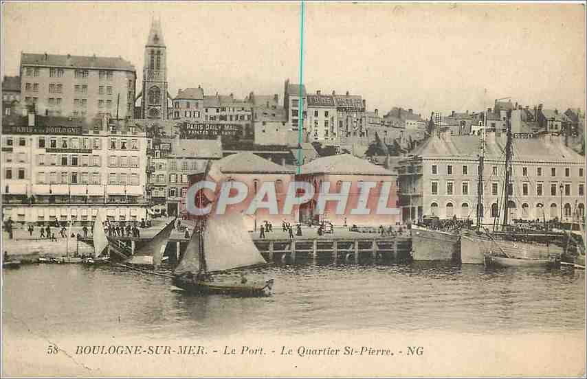 Boulogne-sur-Mer - Der Hafen - Viertel St-Pierre - NG