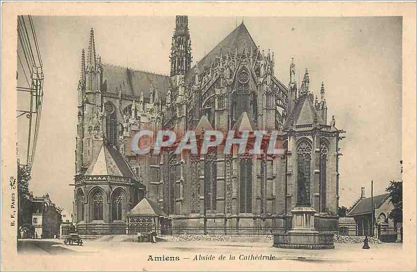 CPA Amiens _ Abside de la cathedrale