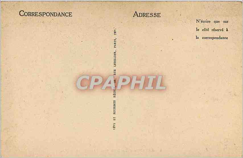 CPA La rue des Tanneurs Amiens — Rückseite