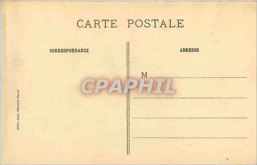 CPA Institut de France - Abbaye de Chaalis la façade du musee Jacquemart-Andre — Rückseite