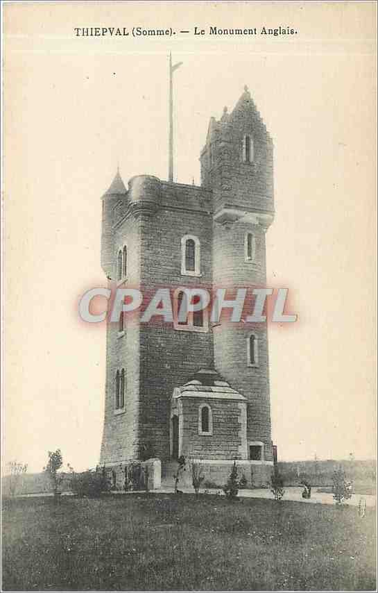 CPA Thiepval Somme Le monument anglais