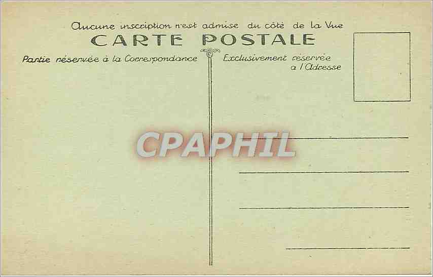 CPA Thiepval Somme Le monument anglais — Back