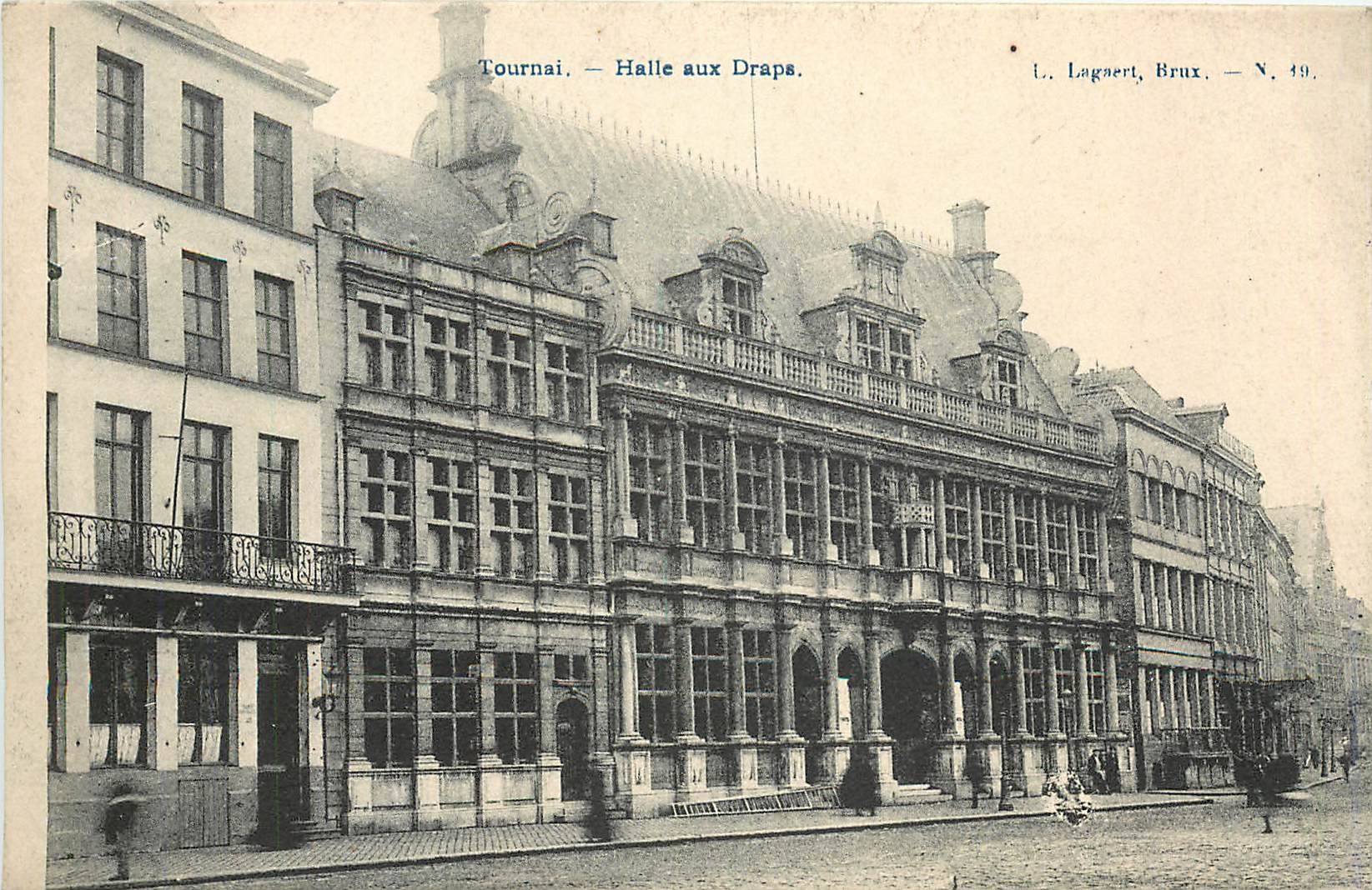 CPA Tournai Halle aux draps