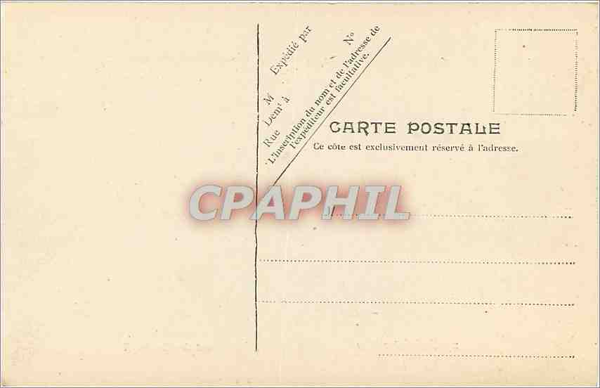 CPA Detronement de Charles X 29 juillet 1830 — Rückseite