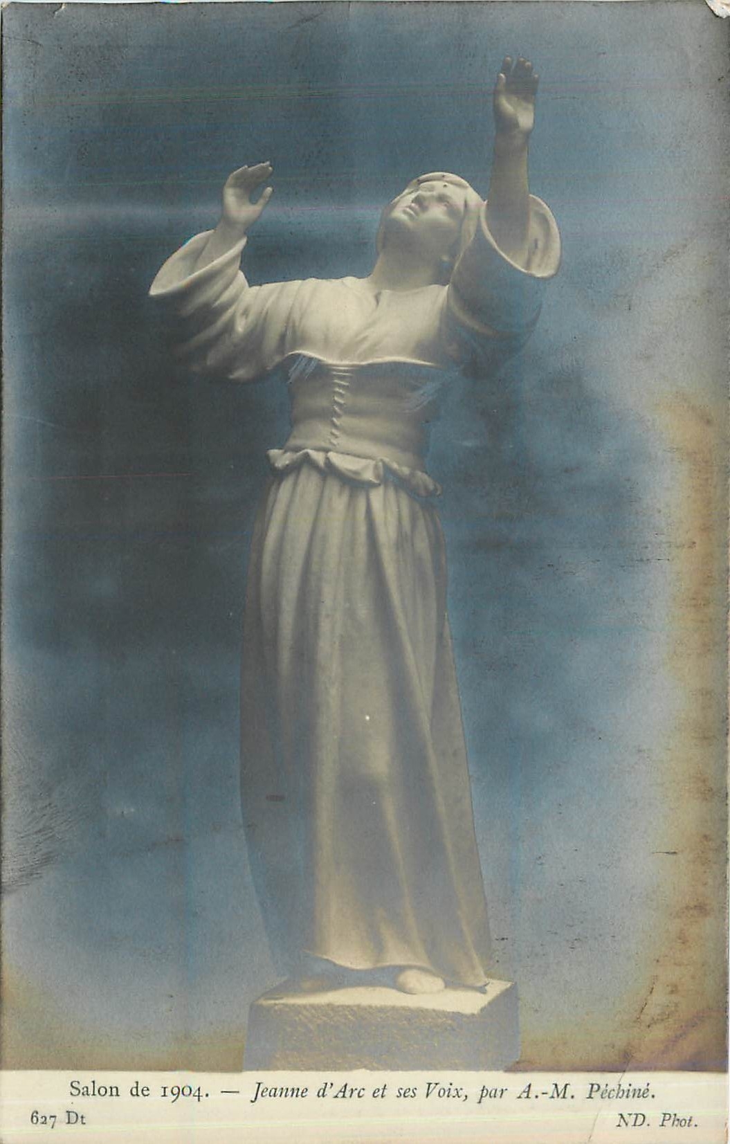 CPA Salon de 1904 - Jeanne d'Arc et ses Voix par A.-M Pechine