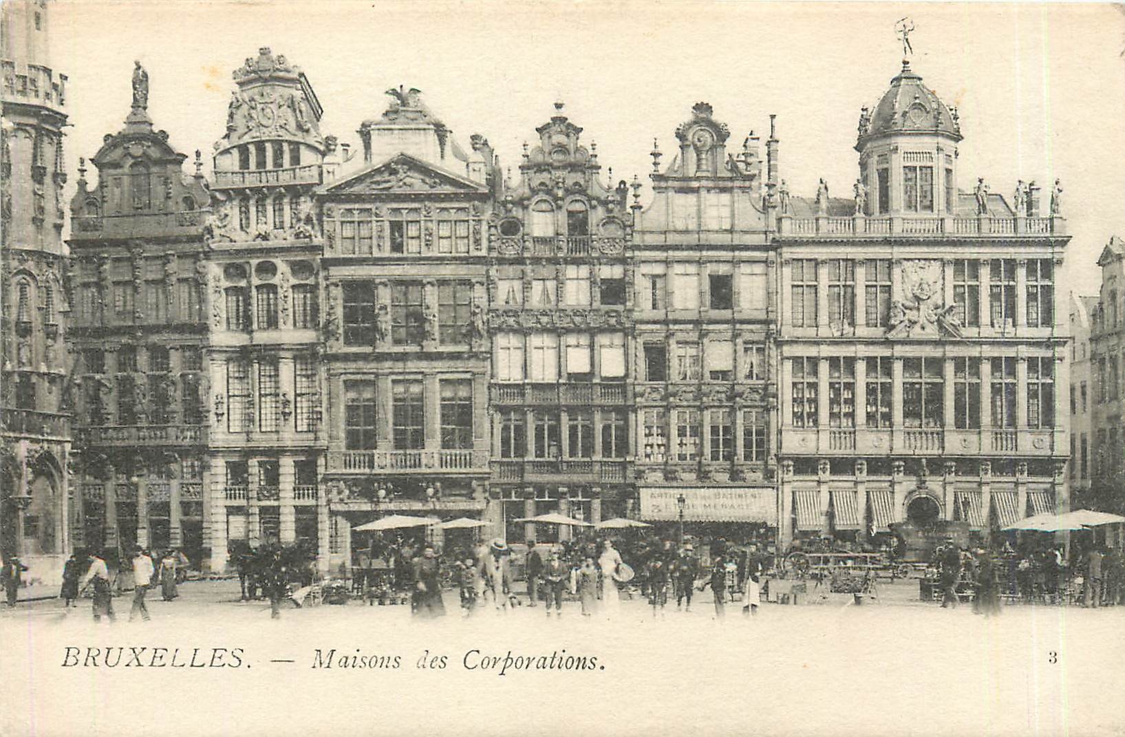 CPA Bruxelles - Maisons des Corporations
