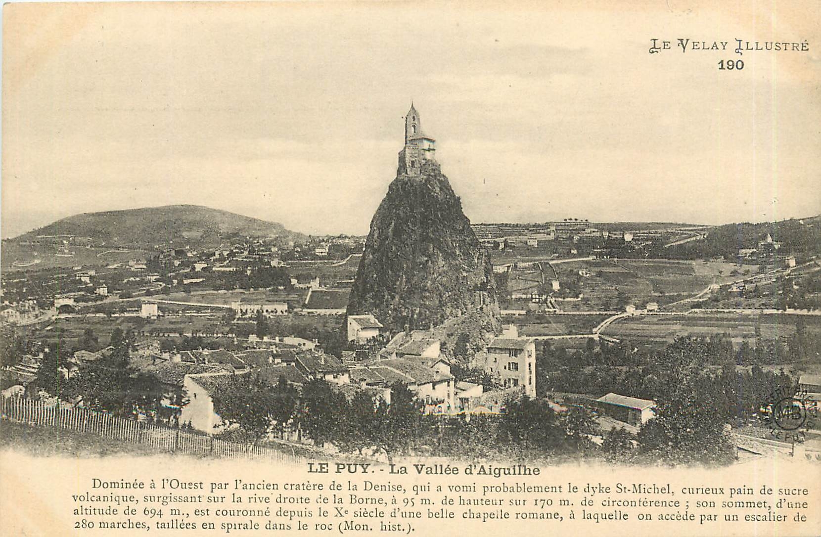 CPA Le Puy - la vallee d'aiguillhe