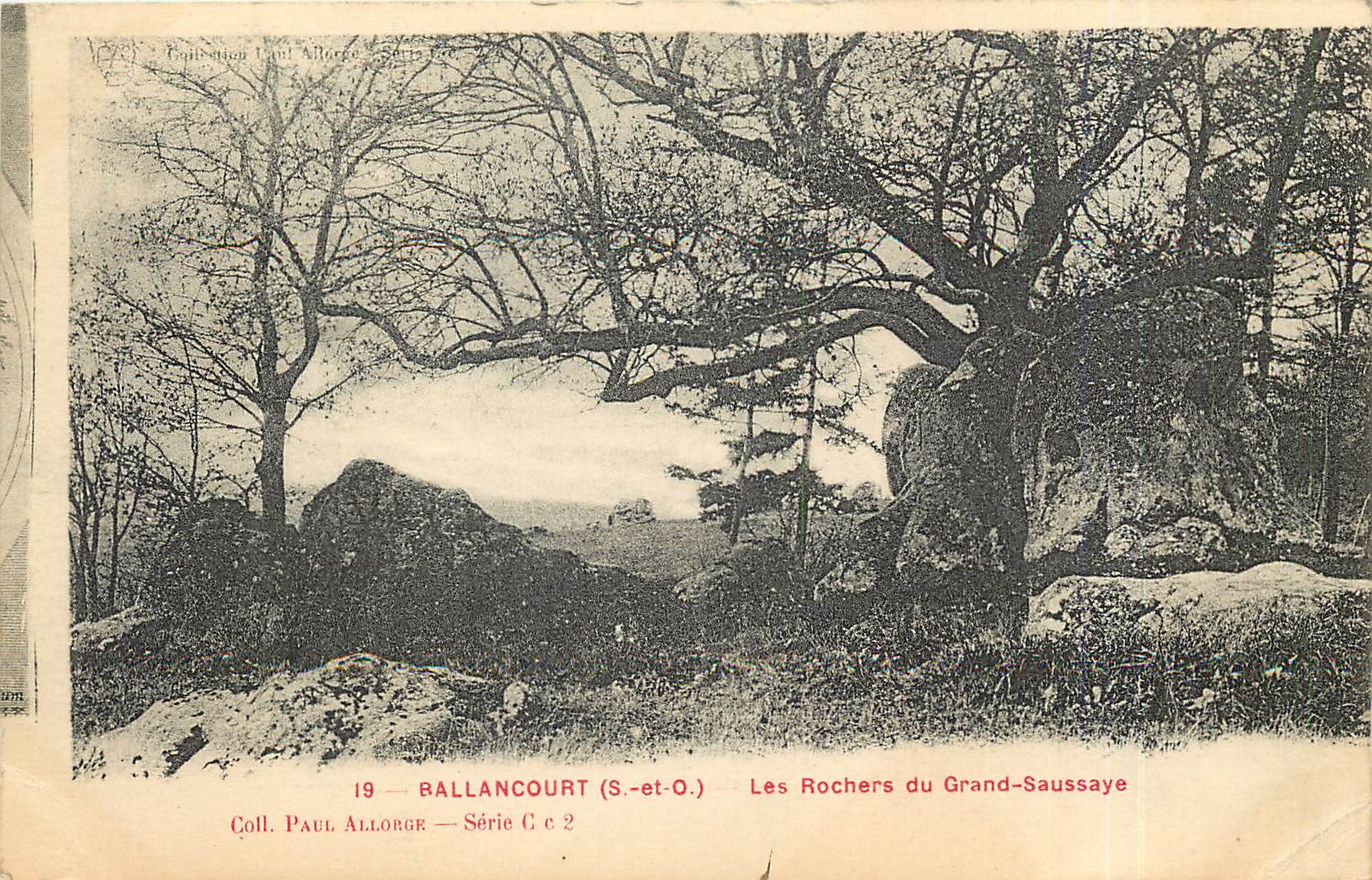 CPA Ballancourt les rochers du Grand-Saussaye