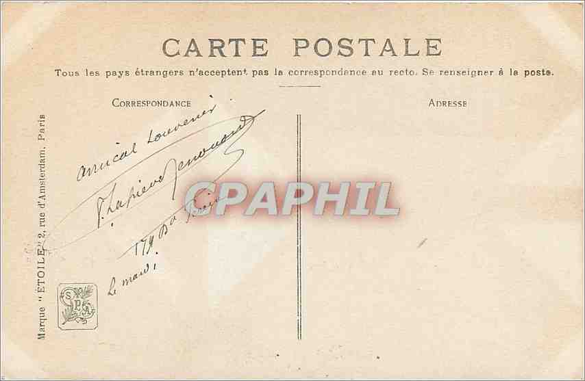 CPA Salon 1908 Lapierre-Renouard Question de nuances — Verso