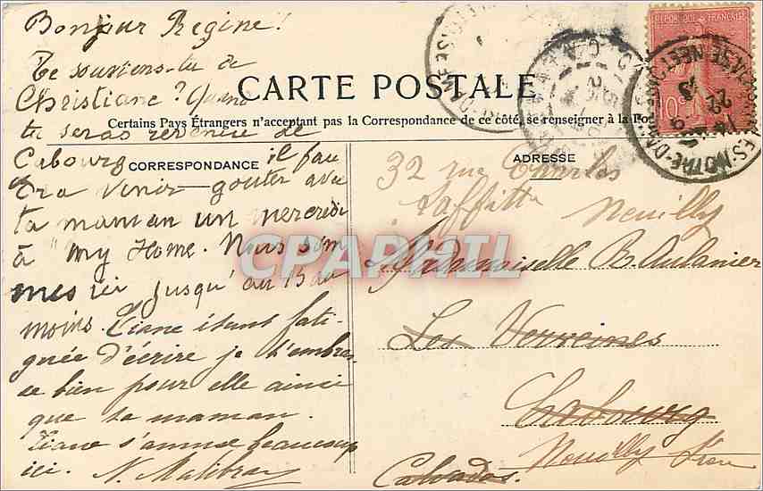 CPA Versailles hameau de Trianon - la ferme — Verso