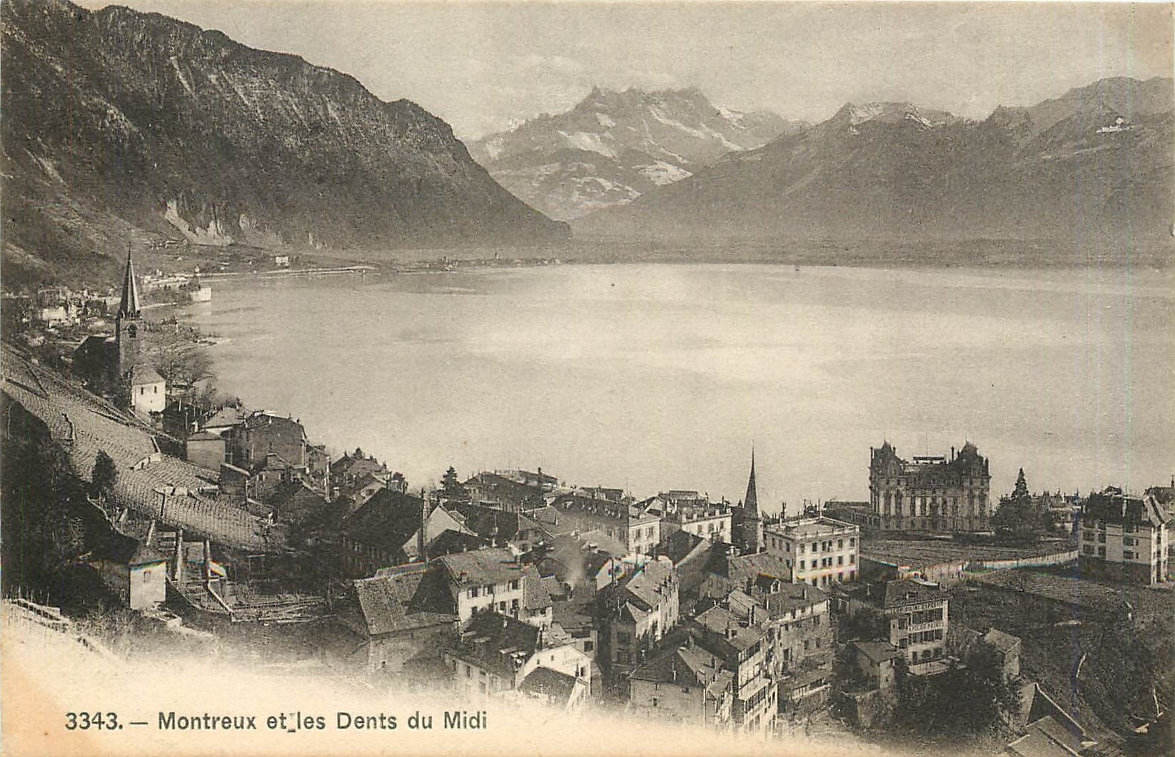 CPA Montreux et les Dents du Midi