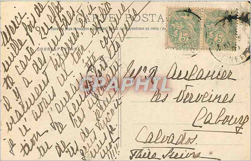 CPA Versailles Trianon - la laiterie — Verso