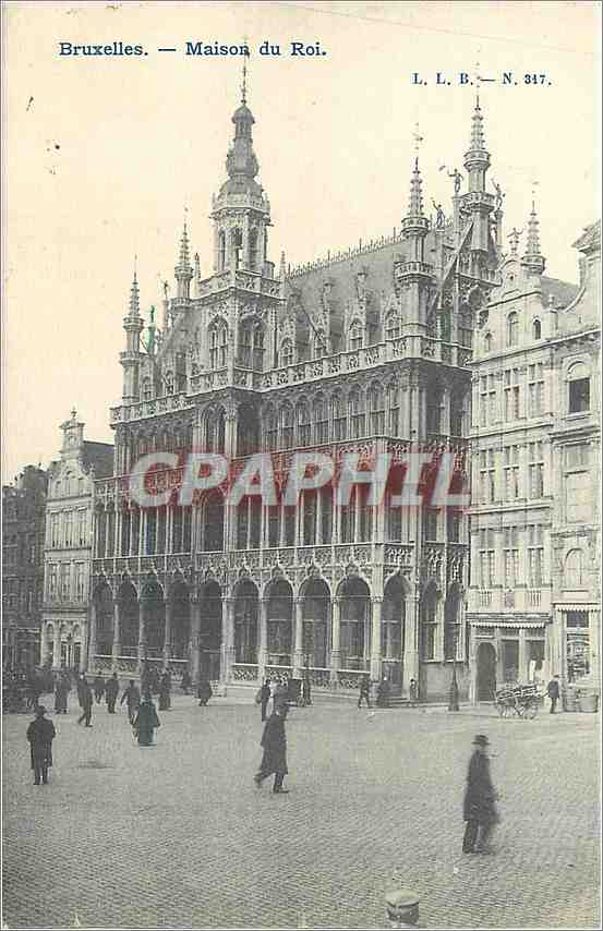 CPA Bruxelles - maison du Roi
