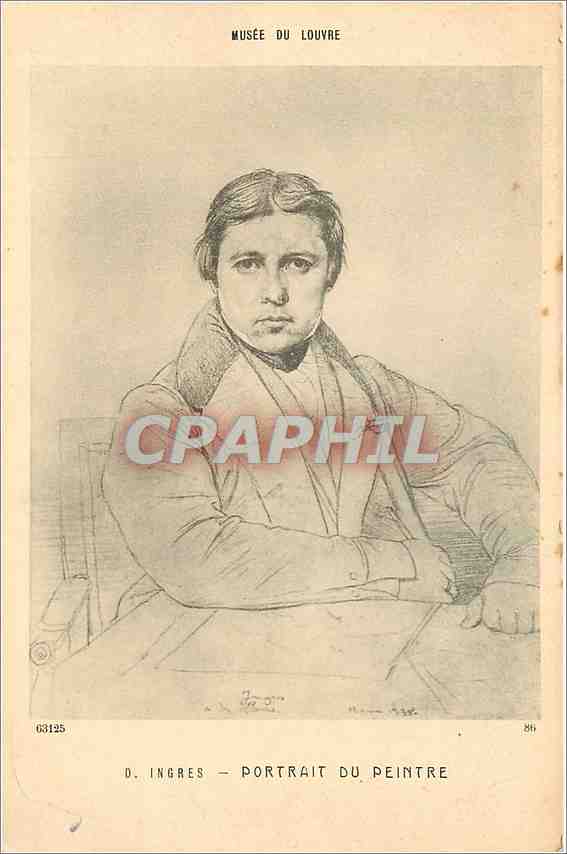 CPA Igres - portrait du peintre