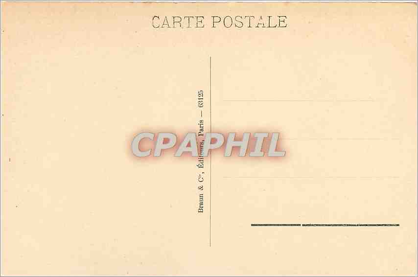 CPA Igres - portrait du peintre — Verso