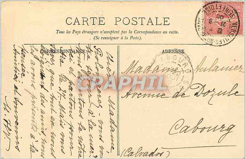 CPA Versailles Petit Trianon le temple de l'amour — Verso