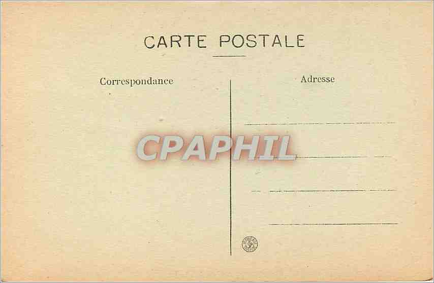 CPA Figures d'hommes nus pour le Romulus vainqueur d'Acran - dessin d'Ingres — Verso