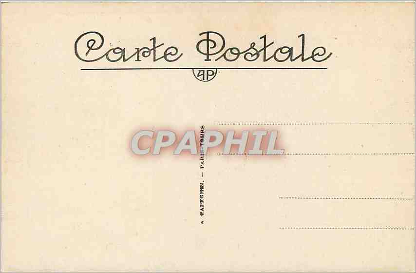 CPA Parc de Versailles - l'orangerie — Verso