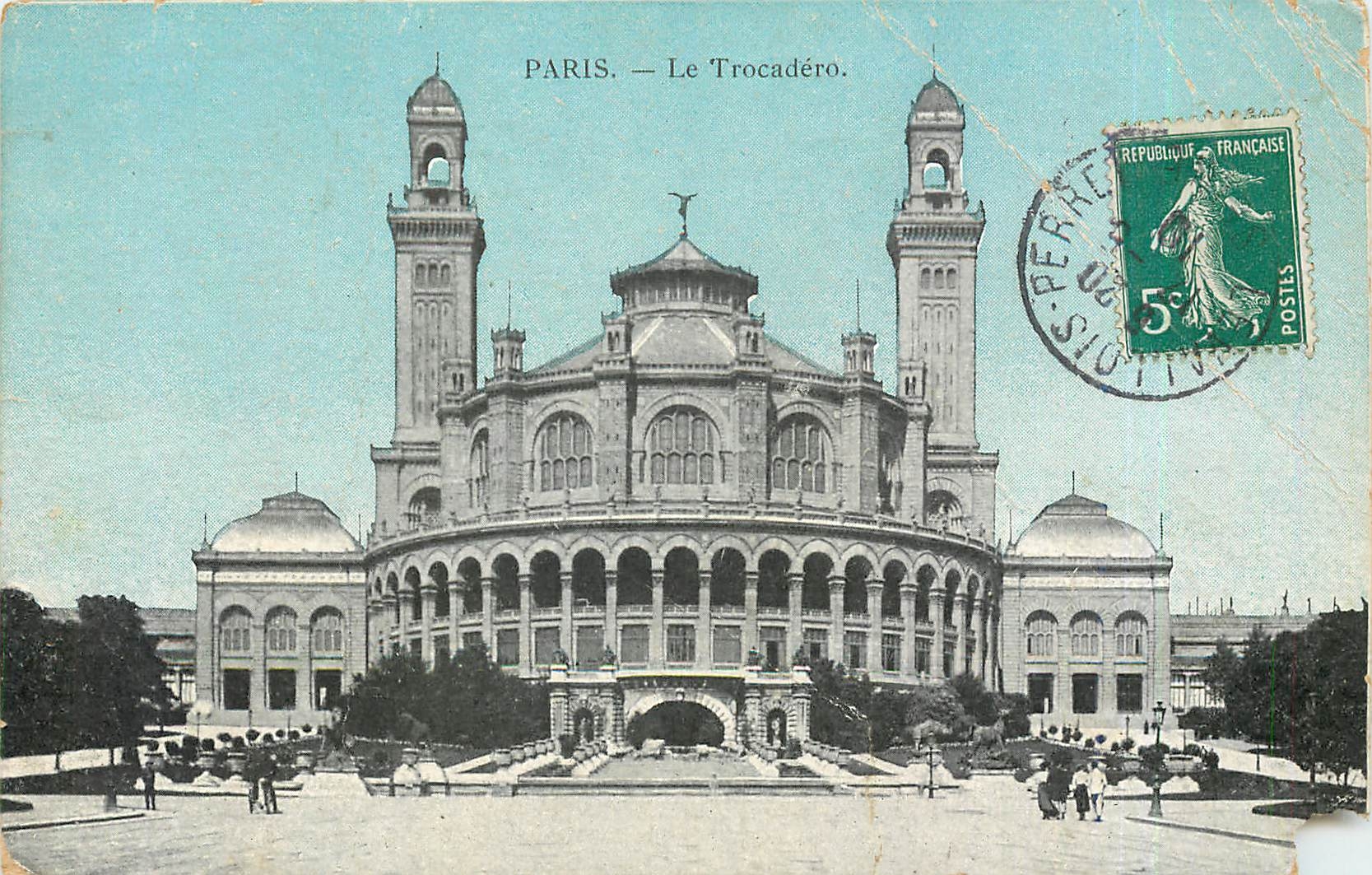 CPA Paris - le Trocadero