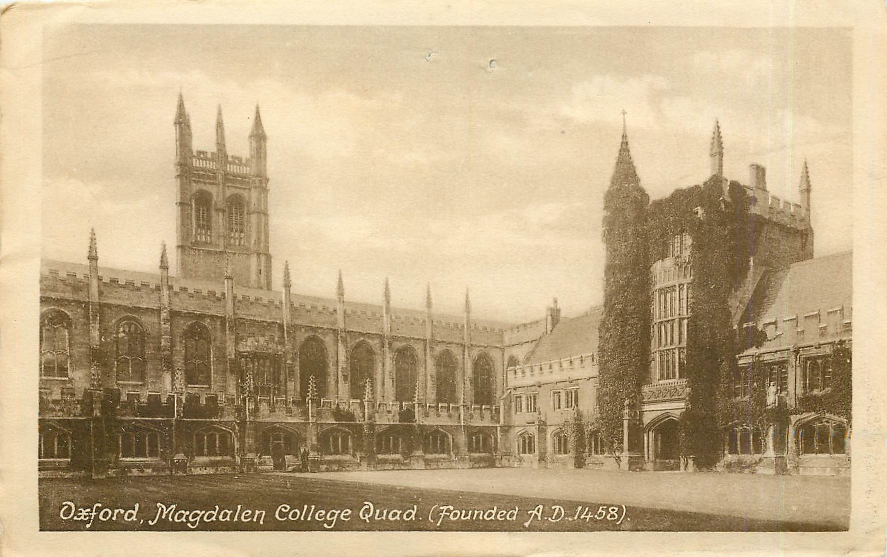 CPA Oxford Magdalen college quad