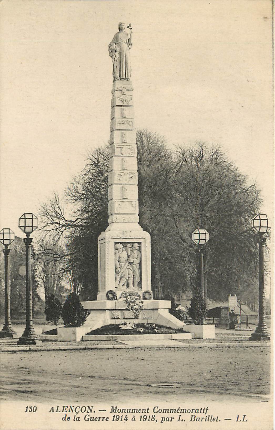 CPA Alencon - monument commemoratif de la guerre 1914 a 1918 par Barillet