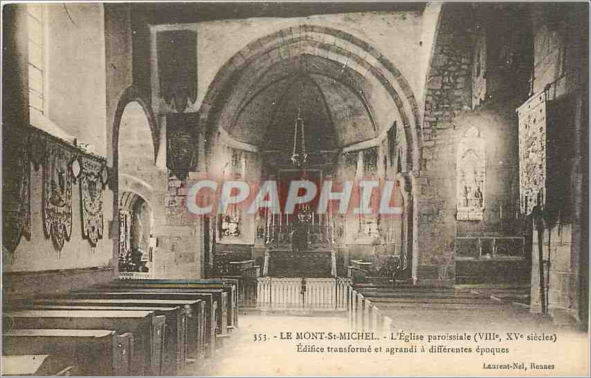Le Mont-Saint-Michel — L'Église paroissiale (VIIIe, XVe siècles) — Laurent-Nel, Rennes