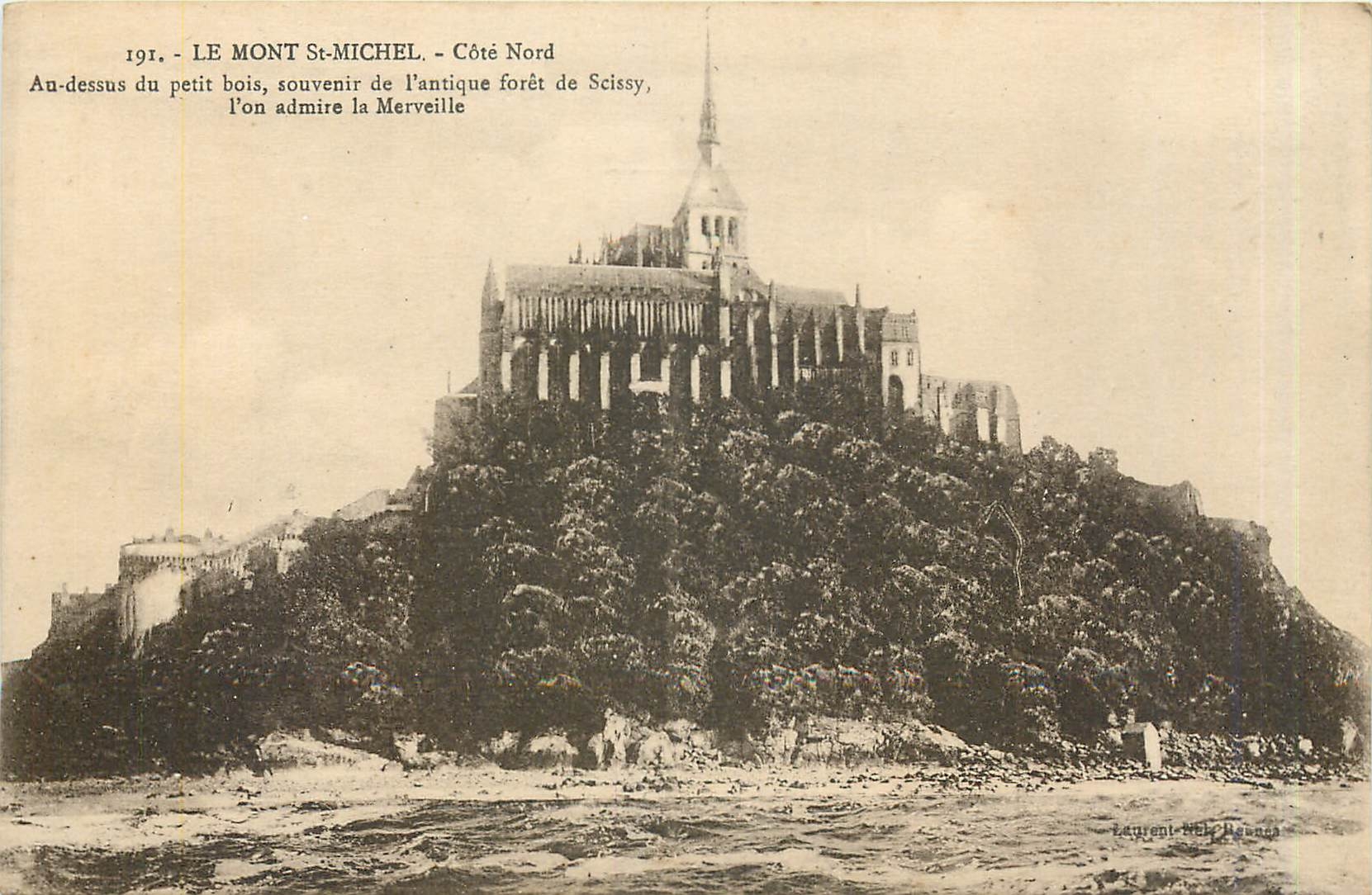 CPA le Mont St-Michel cote Nord