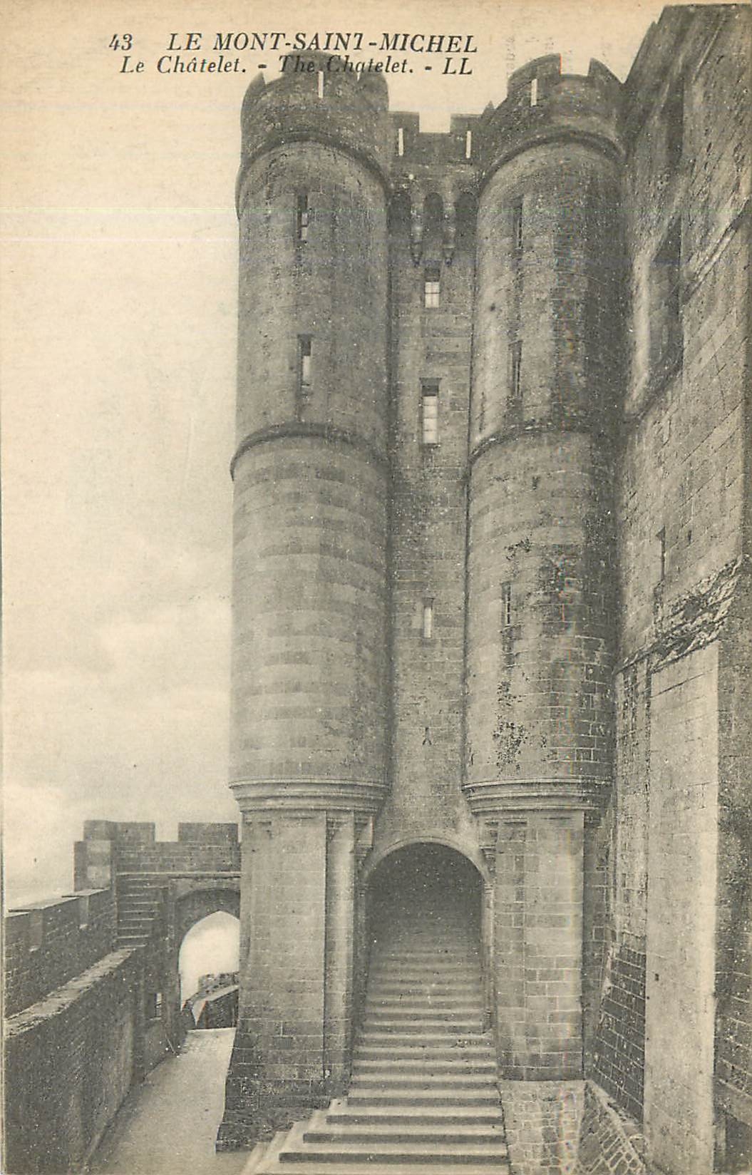 CPA le Mont St-Michel le chatelet