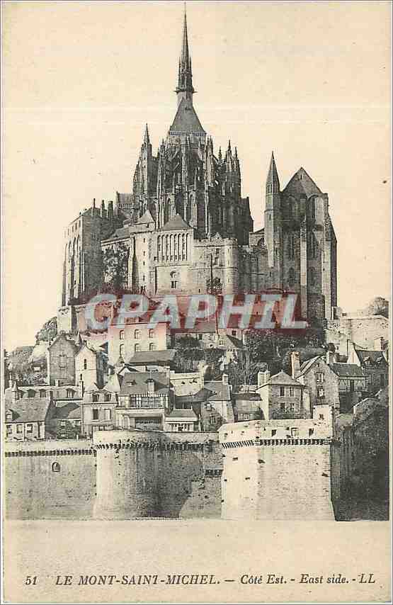 CPA le Mont St-Michel cote Est