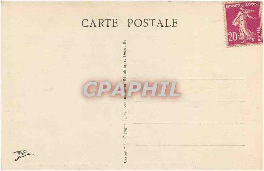 CPA Caen place St-Martin statue de du Guesclin — Verso