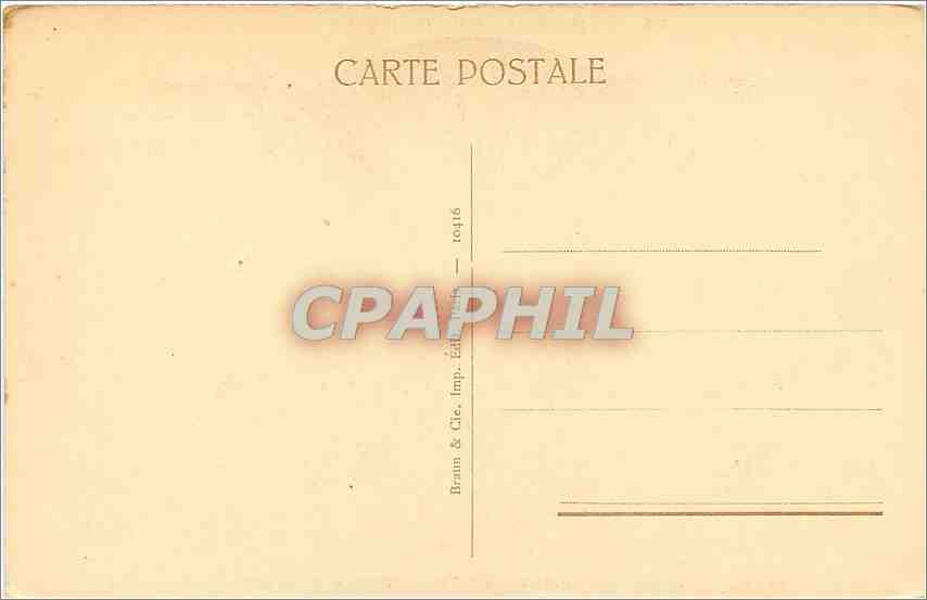 CPA Ingres la Vierge a l'hostie — Rückseite
