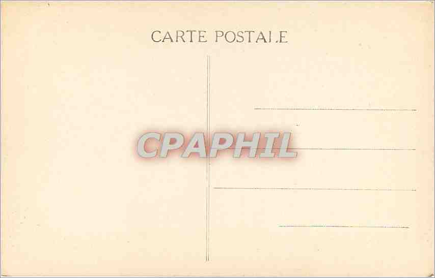 CPA Etude pour le vœu de Louis XIII — Verso
