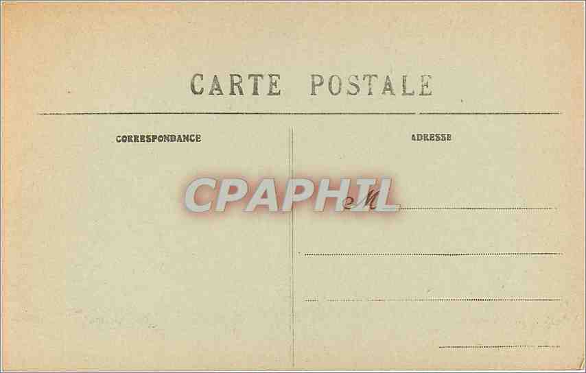 CPA Etude pour le Saint-Symphorien par Ingres — Verso