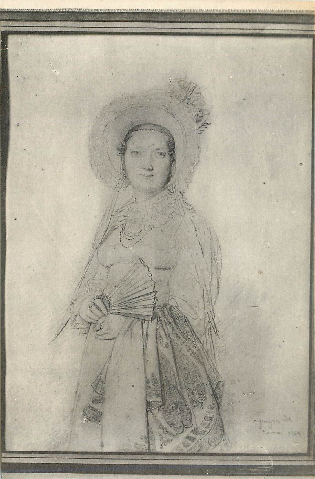CPA Palais des Beaux-Arts de la ville de Paris portrait Ingres