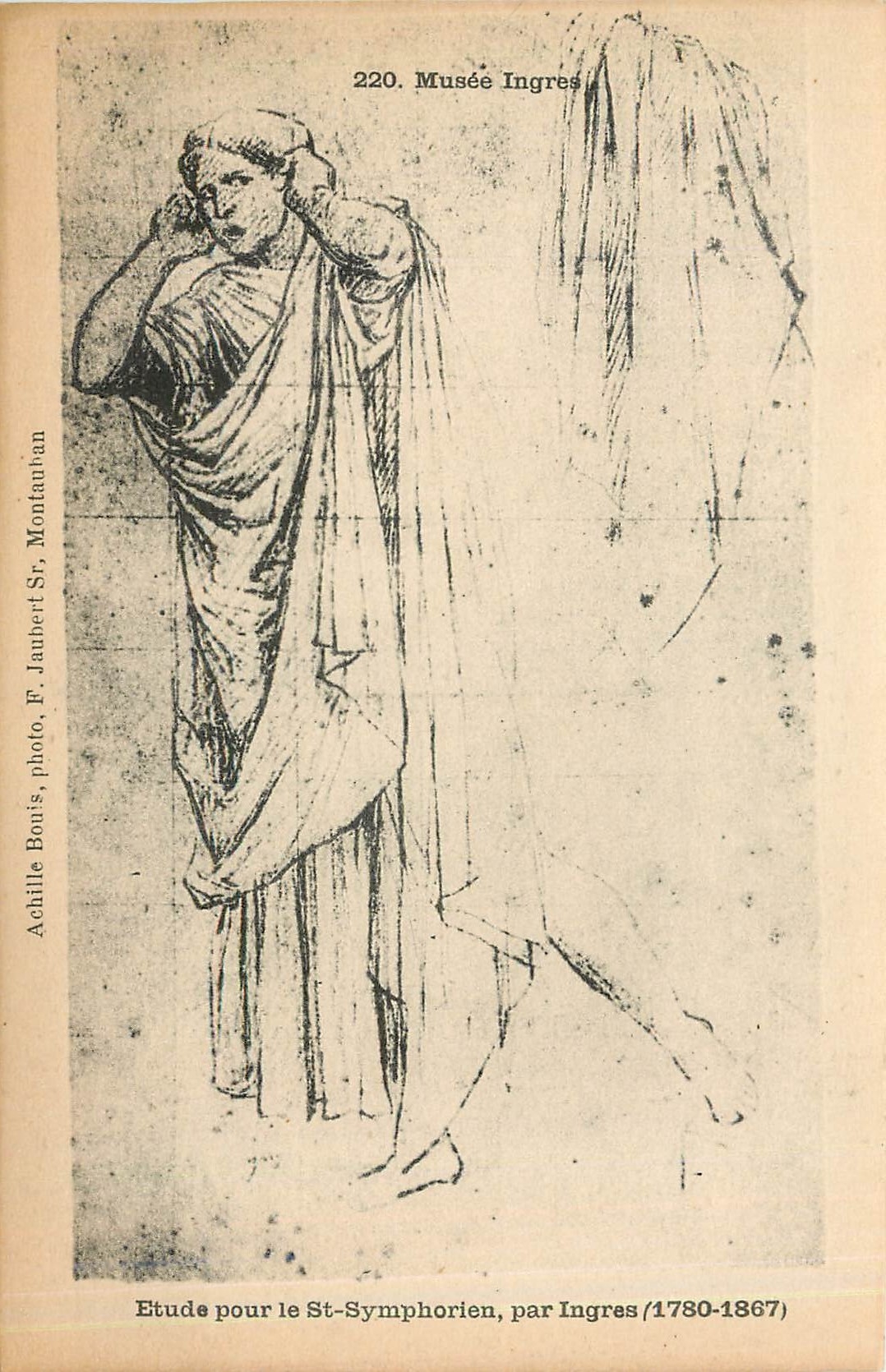 CPA Etude pour le St-Symphorien par Ingres