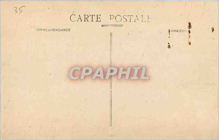 Rennes - Le Château Branlant au Pont St-Martin dite Maison de Cadet-Roussel — Édit. A. Lamiré - Rennes — Rückseite