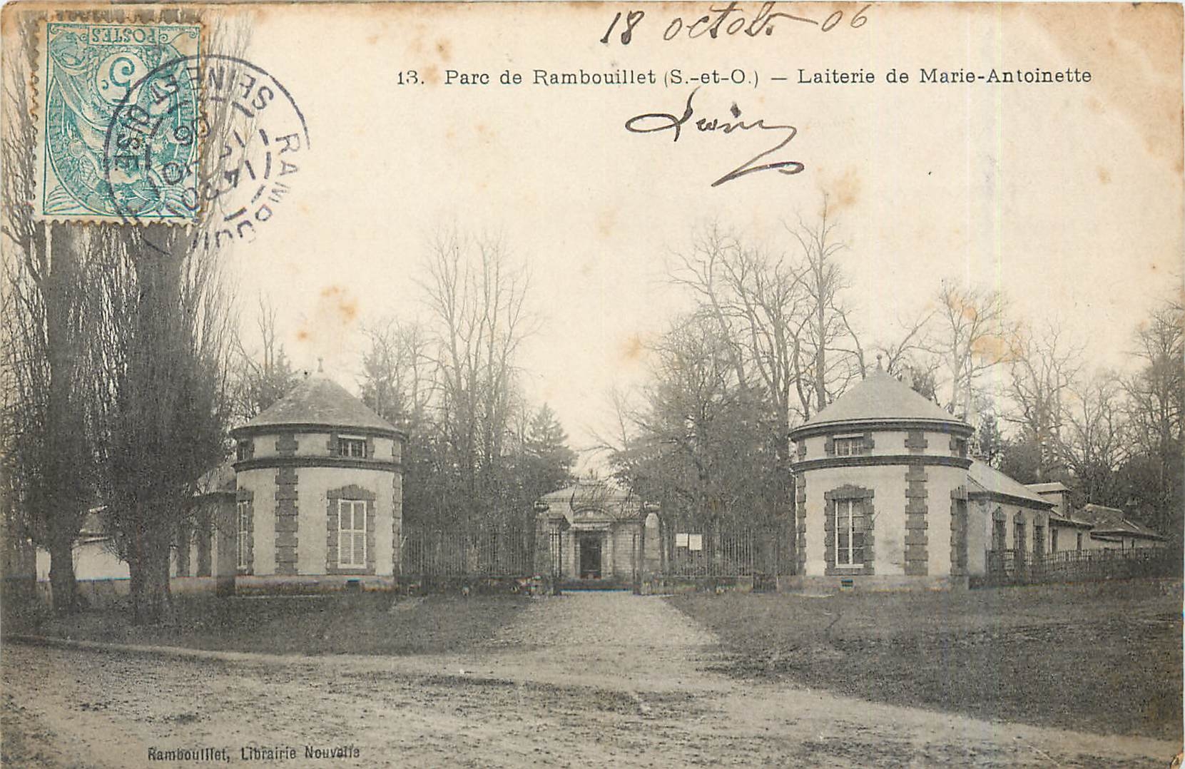 Parc de Rambouillet (S.-et-O.) — Laiterie de Marie-Antoinette — Éditeur : Rambouillet, L'Librairie Nouvelle
