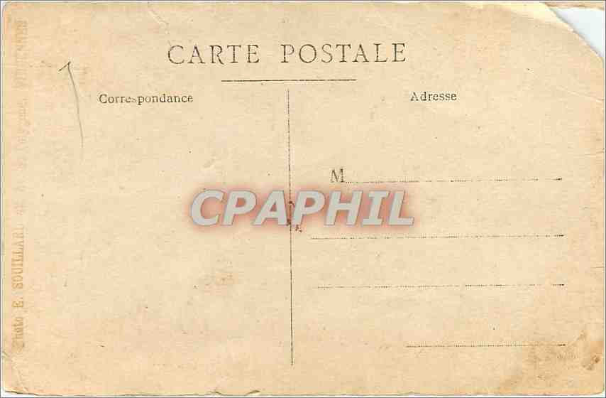CARTE PHOTO Soldat Militaria — Rückseite
