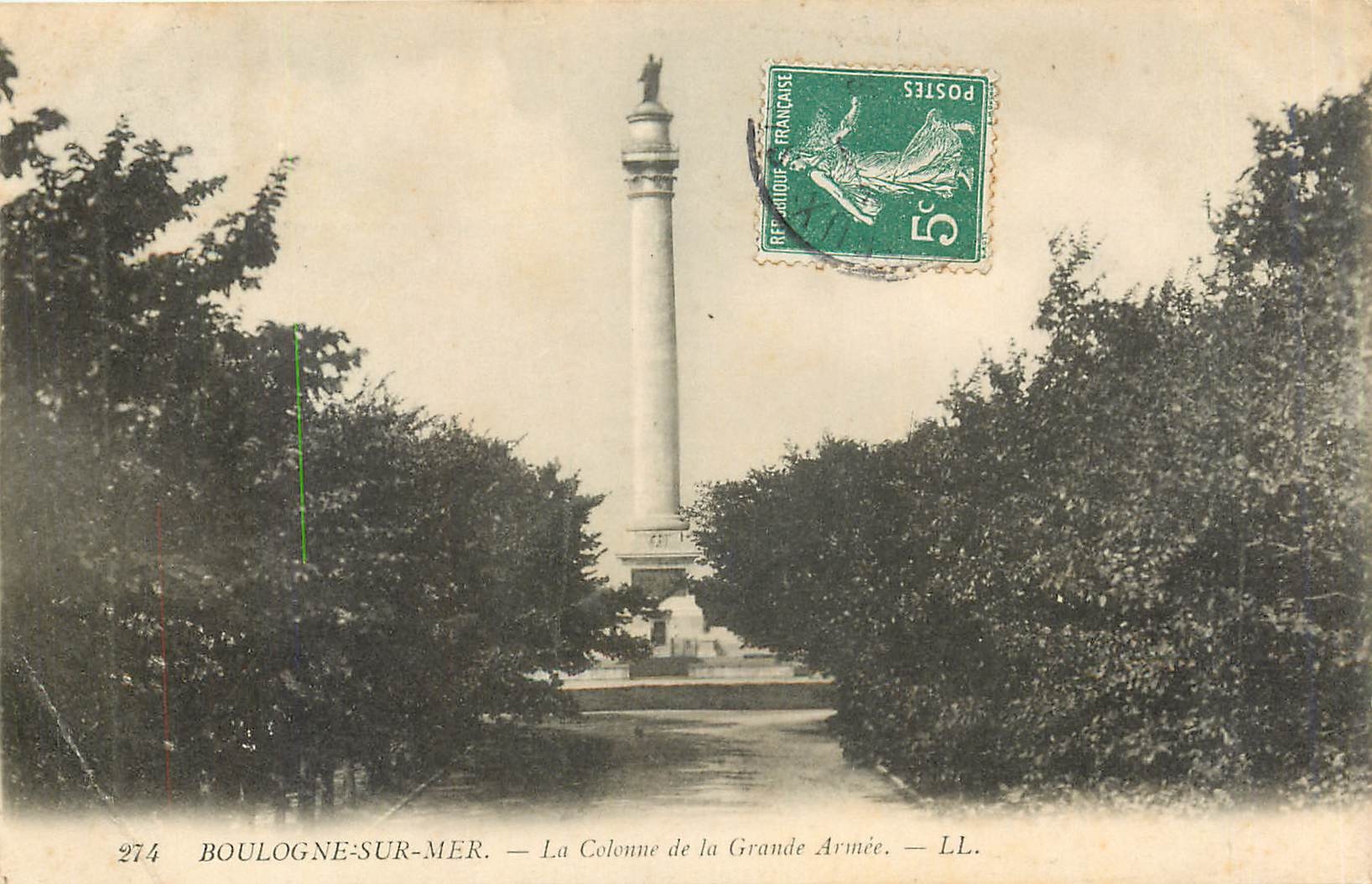 Boulogne-sur-Mer — Column of the Grande Armée — LL. n°274