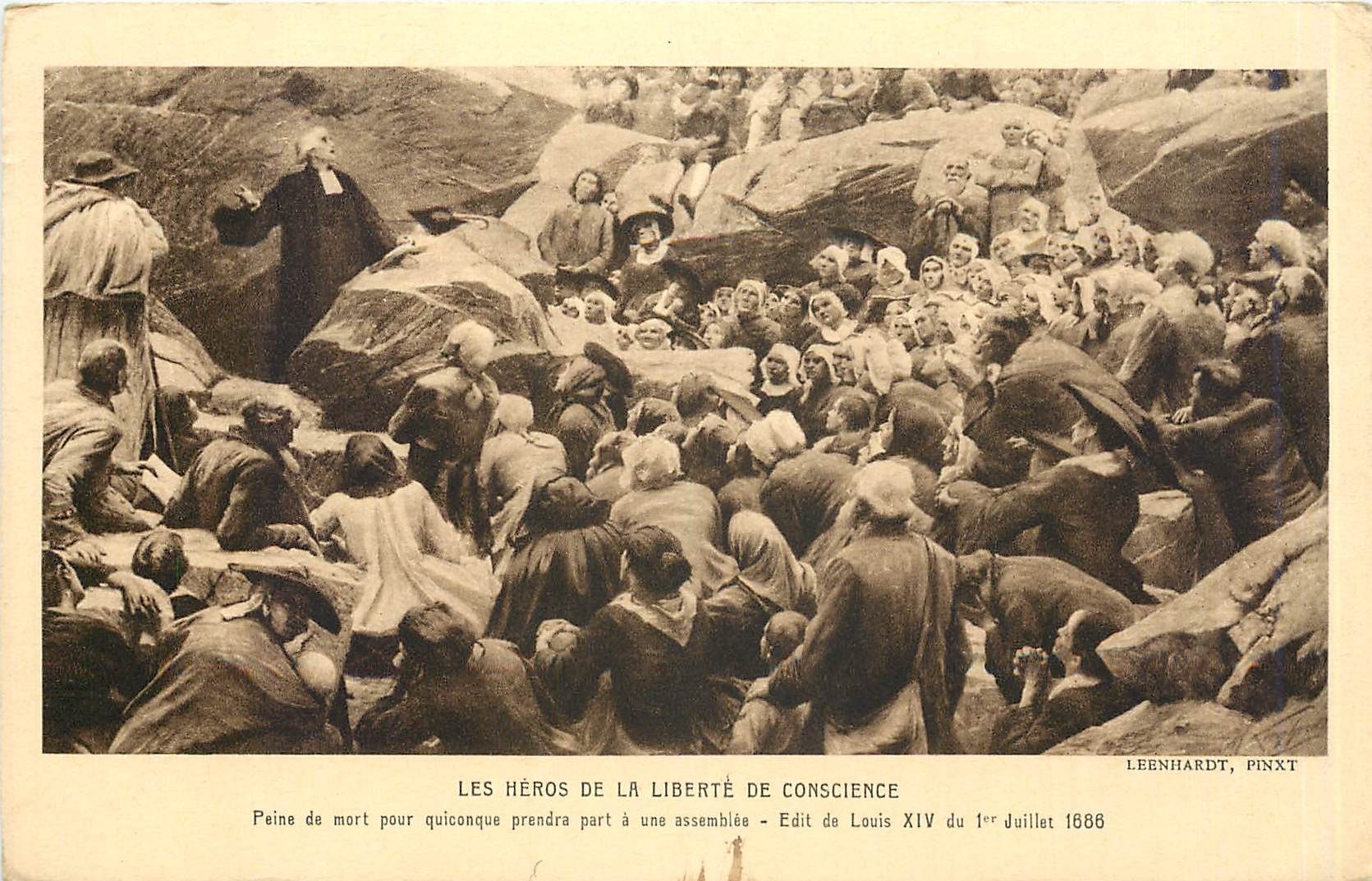 CPA les heros de la liberte de conscience