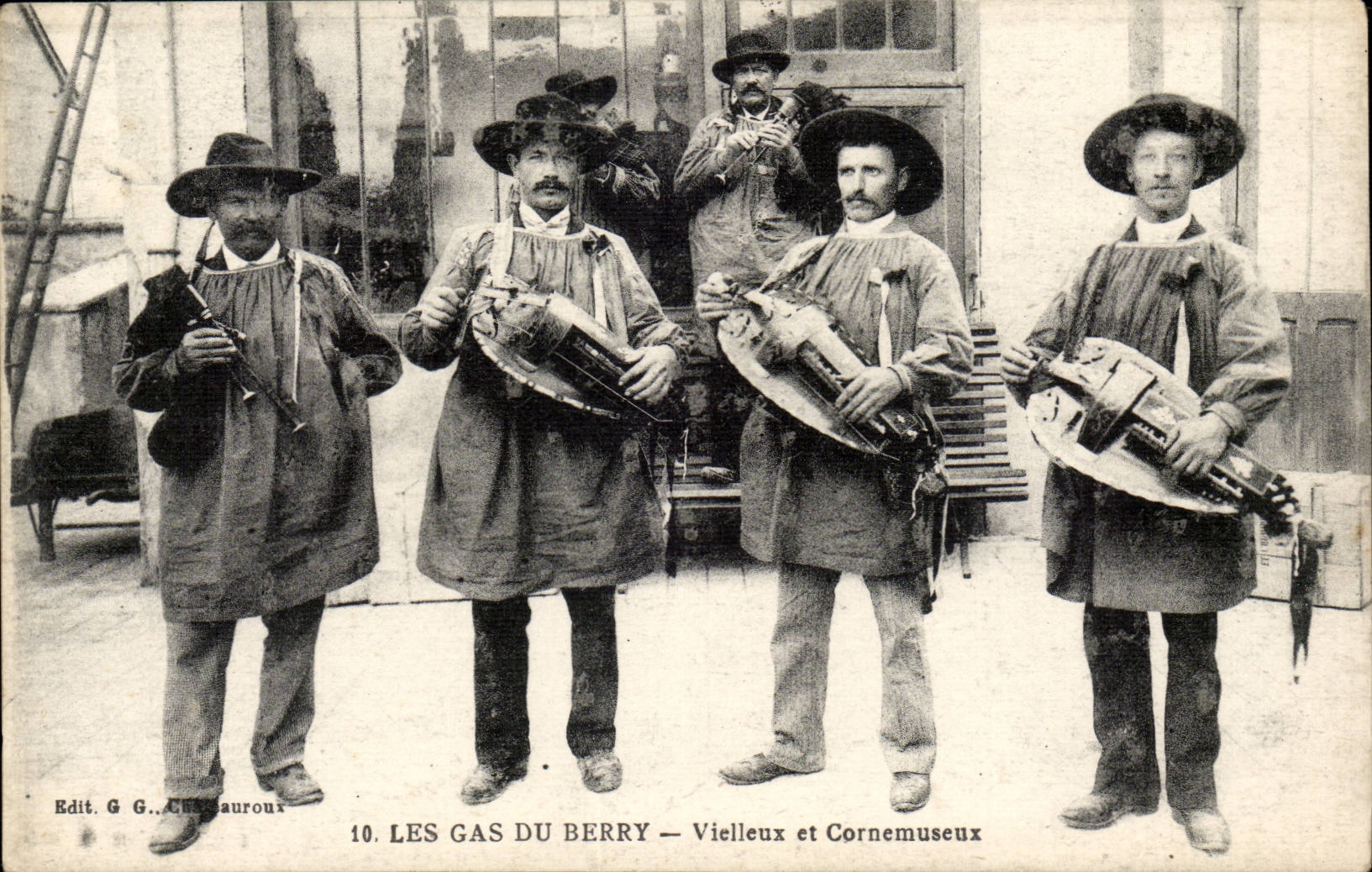 Les Gas du Berry — Vieux et Cornemuseux — Edit. G.G. Chauvauroux