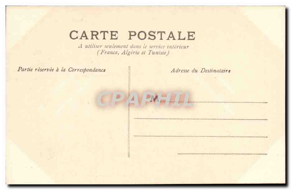 CPA Bourree d'Auvergne Presentation des dames ( folklore coiffe costume ) TOP — Rückseite
