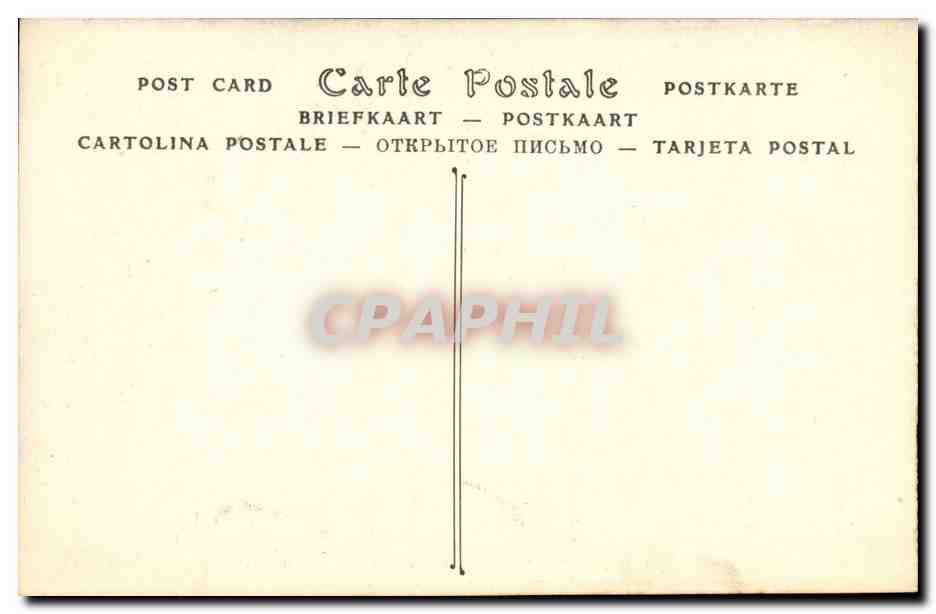 CPA Coutumes Interieur breton ( folklore coiffe costume )  — Verso