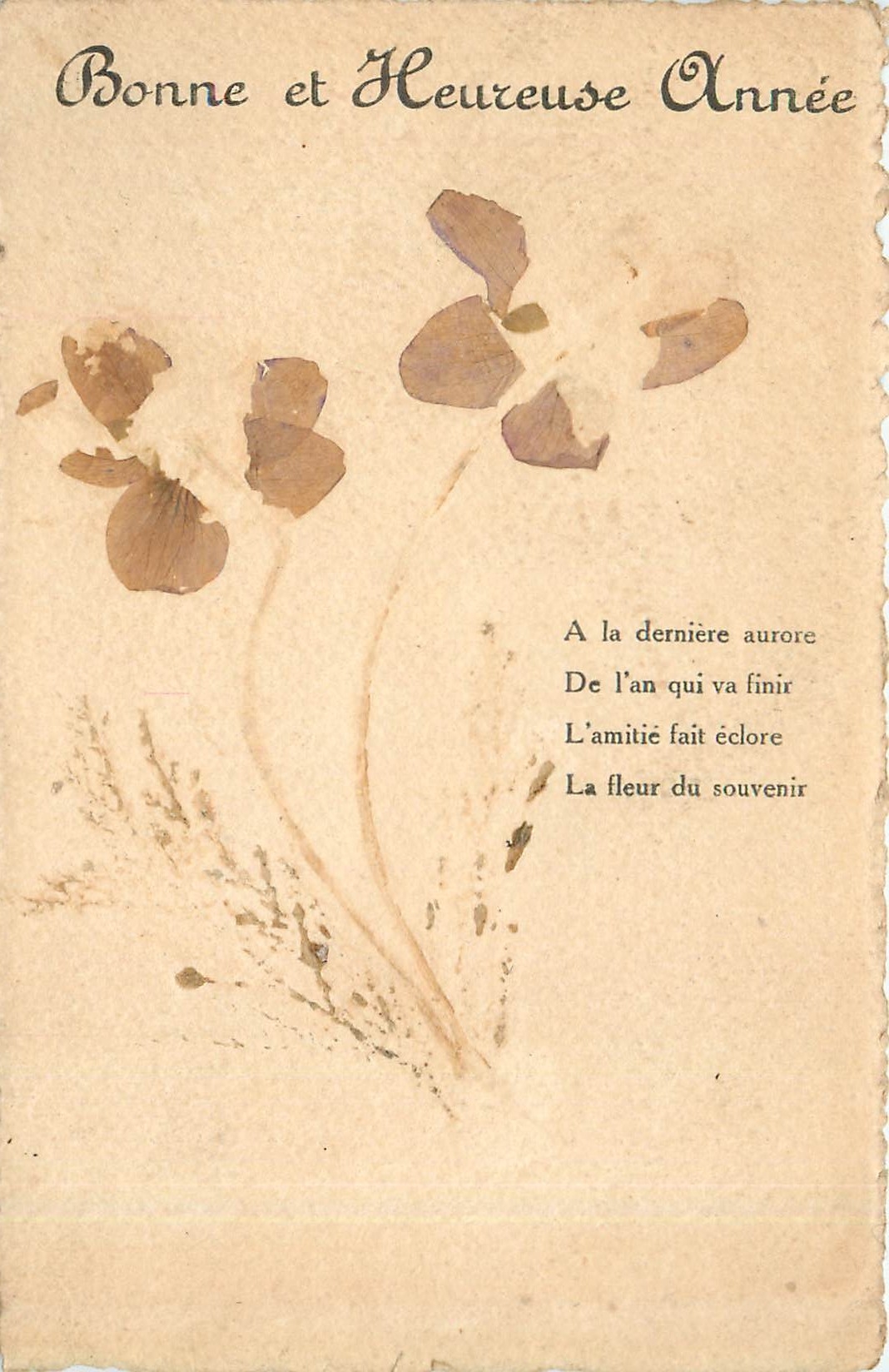 CPA Bonne et Heureuse Annee 