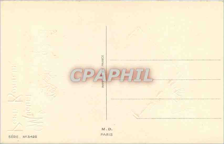 CPA Muguet Porte Bonheur  — Rückseite